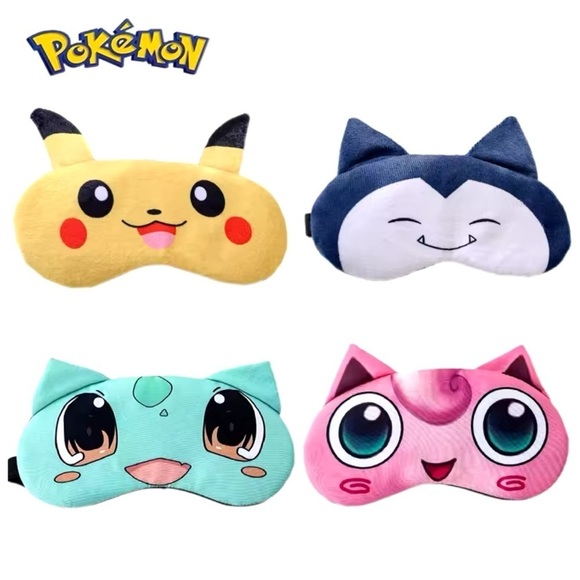 Pokemon Juggly Puff Sleeping Black Out Beauty Mask - Picture 4 of 4